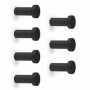 Comprar Colgador de pared Wellington Pintado negro Zamak al Mejor Precio