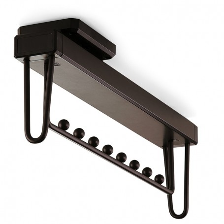 Comprar Colgador extraíble Moka para armario Pintado moka Plástico y Aluminio al Mejor Precio