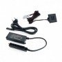 Comprar Conector cuadrado para encastrar en el mueble 2 USB 37 mm Plástico Negro al Mejor Precio