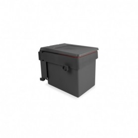 Comprar Contenedor de reciclaje Recyle para fijación a puerta con vaso de 15 Litros Plástico gris antracita Plástico al Mejor Pr