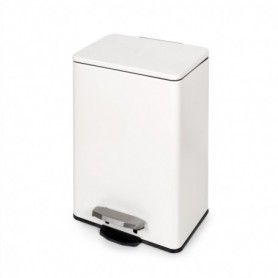 Comprar Contenedor exterior Recycle rectangular con apertura pedal Pintado blanco Aluminio al Mejor Precio