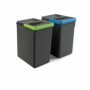 Comprar Contenedores para cajón cocina Recycle Altura 266 2x7 Plástico gris antracita Plástico al Mejor Precio