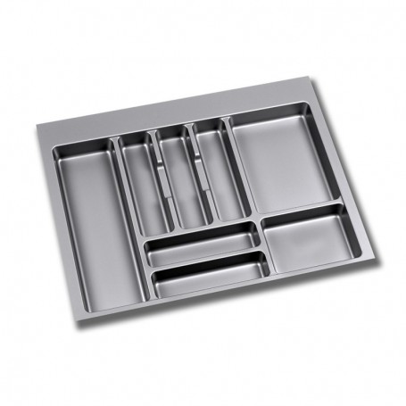 Comprar Cubertero Optima para cajón Universal 700 Plástico gris Plástico 8329721 al Mejor Precio