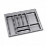Comprar Cubertero Optima para cajón Universal 700 Plástico gris Plástico 8329721 al Mejor Precio