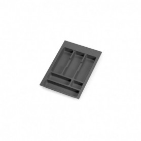 Comprar Cubertero Optima Vertex/Concept 500mm (Tablero 16mm) 400 Plástico gris antracita Plástico al Mejor Precio