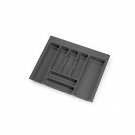 Comprar Cubertero Optima Vertex/Concept 500mm (Tablero 16mm) 600 Plástico gris antracita Plástico al Mejor Precio