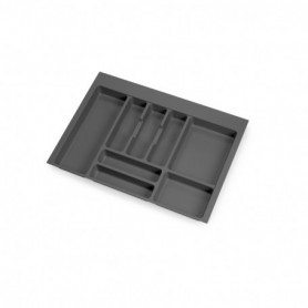 Comprar Cubertero Optima Vertex/Concept 500mm (Tablero 16mm) 700 Plástico gris antracita Plástico al Mejor Precio