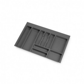Comprar Cubertero Optima Vertex/Concept 500mm (Tablero 16mm) 800 Plástico gris antracita Plástico al Mejor Precio
