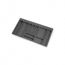 Comprar Cubertero Optima Vertex/Concept 500mm (Tablero 16mm) 900 Plástico gris antracita Plástico al Mejor Precio