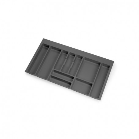 Comprar Cubertero Optima Vertex/Concept 500mm (Tablero 16mm) 900 Plástico gris antracita Plástico al Mejor Precio