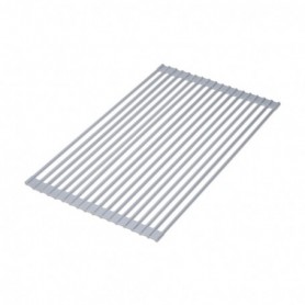 Comprar Escurreplatos de acero y silicona flexible Plástico gris Acero y Plástico al Mejor Precio