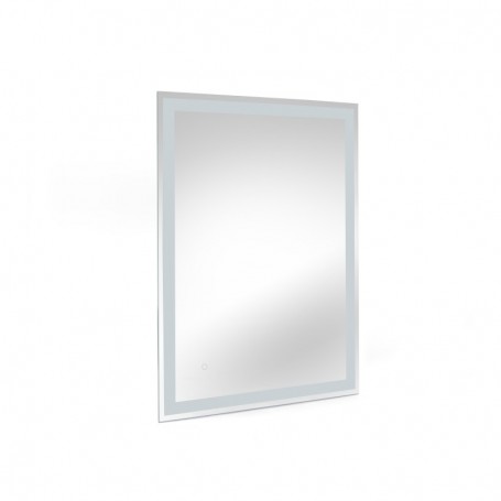 Comprar Espejo de baño Hercules con iluminación LED frontal y decorativa (AC 230V 50Hz) 45 W Aluminio y Cristal al Mejor Precio