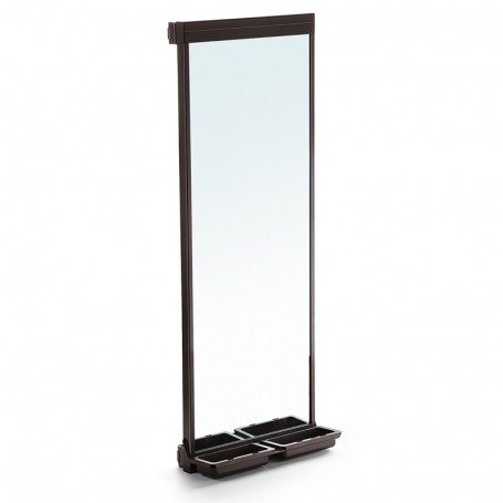 Comprar Espejo extraíble para interior de armario Moka 440 Pintado moka Plástico y Aluminio al Mejor Precio