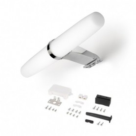 Comprar Foco LED para espejo de baño Gemini (AC 230V 50Hz) 6 W Cromado Plástico y Aluminio al Mejor Precio