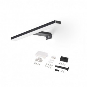 Comprar Foco LED para espejo de baño Leo (AC 230V 50Hz) 6 W Pintado negro Plástico al Mejor Precio