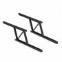 Comprar Juego de 2 mecanismos elevables para mesas de centro Pintado negro Acero al Mejor Precio