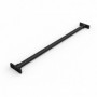 Comprar Juego de 7 varillas pantalonero para armarios y vestidores Hack Pintado negro texturizado Plástico y Aluminio 7 ud. al M