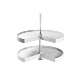 Comprar Juego de bandejas giratorias Shelvo 3/4 800 Plástico blanco Plástico y Aluminio al Mejor Precio