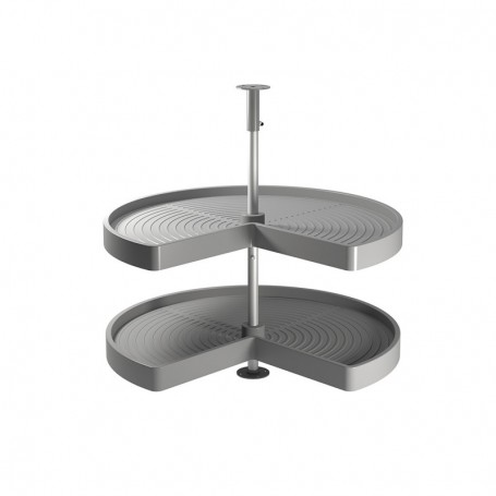 Comprar Juego de bandejas giratorias Shelvo 3/4 800 Plástico gris Plástico y Aluminio al Mejor Precio