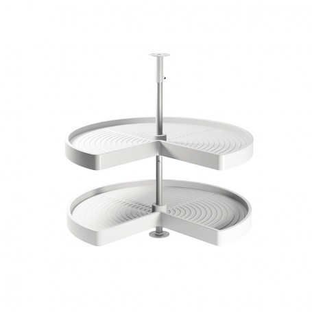 Comprar Juego de bandejas giratorias Shelvo 3/4 900 Plástico blanco Plástico y Aluminio al Mejor Precio