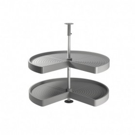Comprar Juego de bandejas giratorias Shelvo 3/4 900 Plástico gris Plástico y Aluminio al Mejor Precio