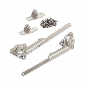 Comprar Juego de compases para puertas abatibles fuerza 20-70 kg x cm Acero y zamak Niquelado al Mejor Precio