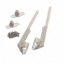 Comprar Juego de compases para puertas de arcón fuerza 20-70 kg x cm Acero y zamak Niquelado al Mejor Precio
