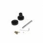 Comprar Juego de condena con roseta redonda para puertas de interior diámetro 35 mm zamak negro 5 un al Mejor Precio