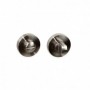 Comprar Juego de condena con roseta redonda para puertas de interior diámetro 35 mm zamak níquel satinado 5 un al Mejor Precio