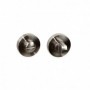 Comprar Juego de condena con roseta redonda para puertas de interior diámetro 35 mm zamak níquel satinado 5 un al Mejor Precio