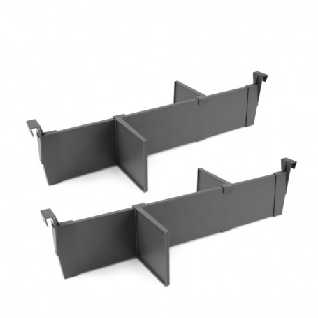 Comprar Juego de divisores para interior de cajones Vertex-Concept 600 Gris antracita Aluminio y Plástico al Mejor Precio