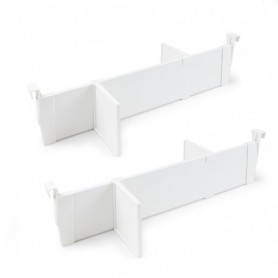 Comprar Juego de divisores para interior de cajones Vertex-Concept 600 Pintado blanco Plástico y Aluminio al Mejor Precio