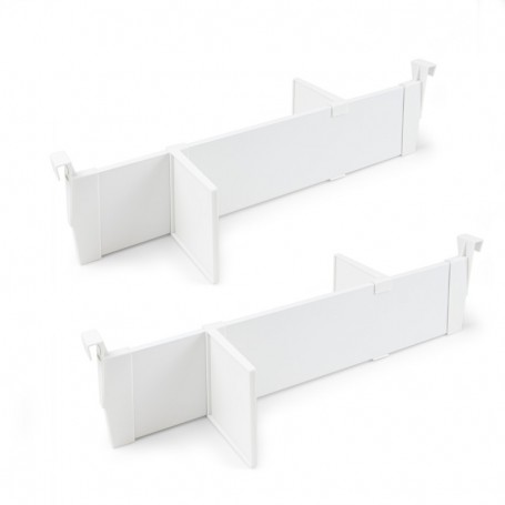 Comprar Juego de divisores para interior de cajones Vertex-Concept 600 Pintado blanco Plástico y Aluminio al Mejor Precio