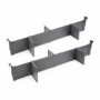 Comprar Juego de divisores para interior de cajones Vertex-Concept 900 Gris antracita Aluminio y Plástico al Mejor Precio