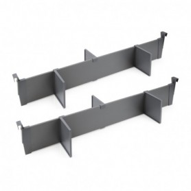 Comprar Juego de divisores para interior de cajones Vertex-Concept 900 Gris antracita Aluminio y Plástico al Mejor Precio