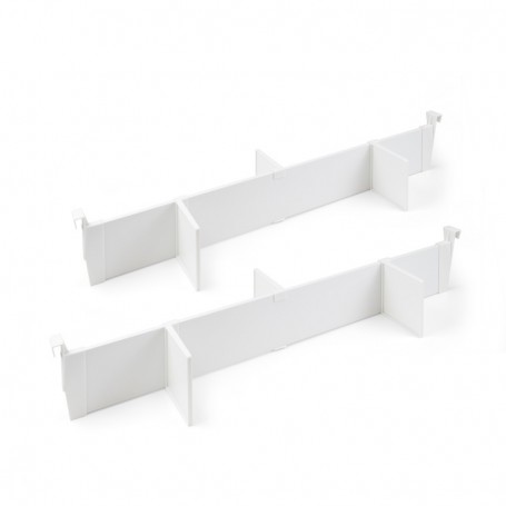 Comprar Juego de divisores para interior de cajones Vertex-Concept 900 Pintado blanco Aluminio y Plástico al Mejor Precio