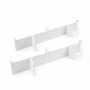 Comprar Juego de divisores para interior de cajones Vertex-Concept 900 Pintado blanco Aluminio y Plástico al Mejor Precio