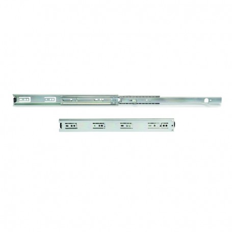 Comprar Juego de guías de bolas para cajones de extracción total con escuadras altura 45 mm 450 Cincado Acero al Mejor Precio