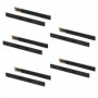 Comprar Juego de guías para cajones de bolas 45 x 450 mm extracción total cierre suave Negro 5 ud. al Mejor Precio