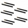 Comprar Juego de guías para cajones de bolas 45 x 450 mm extracción total cierre suave Negro 5 ud. al Mejor Precio
