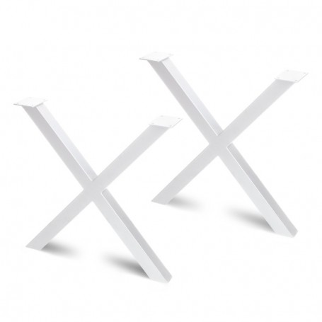 Comprar Juego de patas Cross para mesa 695 Pintado blanco Acero al Mejor Precio
