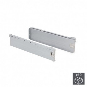 Comprar Kit cajón de cocina Ultrabox altura 118 mm prof. 350 mm Acero Gris metalizado 10 ud. al Mejor Precio