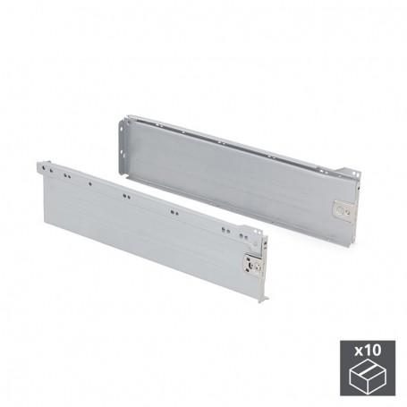 Comprar Kit cajón de cocina Ultrabox altura 150 mm prof. 450 mm Acero Gris metalizado 10 ud. al Mejor Precio