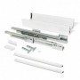 Comprar Kit cajón de cocina Vantage-Q altura 141 mm prof. 450 mm con barandillas cierre suave Acero Blanco al Mejor Precio