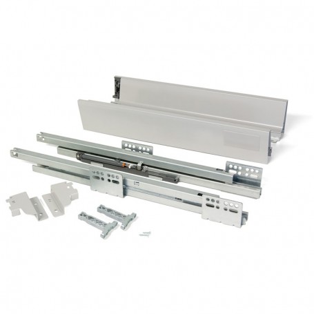 Comprar Kit cajón de cocina y baño Vantage-Q cierre suave 350 Pintado aluminio Acero al Mejor Precio
