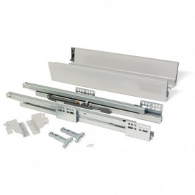 Comprar Kit cajón de cocina y baño Vantage-Q cierre suave 450 Pintado aluminio Acero al Mejor Precio