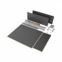 Comprar Kit de cajón para cocina o baño Vertex de altura 178 mm con tableros incluidos 450 Gris antracita Varios al Mejor Precio