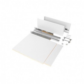 Comprar Kit de cajón para cocina o baño Vertex de altura 178 mm con tableros incluidos 450 Pintado blanco Varios al Mejor Precio