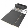 Comprar Kit de cajón para cocina o baño Vertex de altura 178 mm con tableros incluidos 900 Gris antracita Varios al Mejor Precio