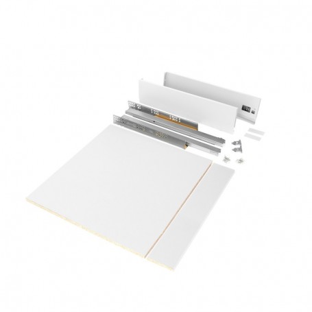 Comprar Kit de cajón para cocina o baño Vertex de altura 93 mm con tableros incluidos. 600 Pintado blanco Varios al Mejor Precio